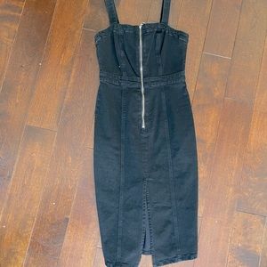 Black Zara Denim Dress